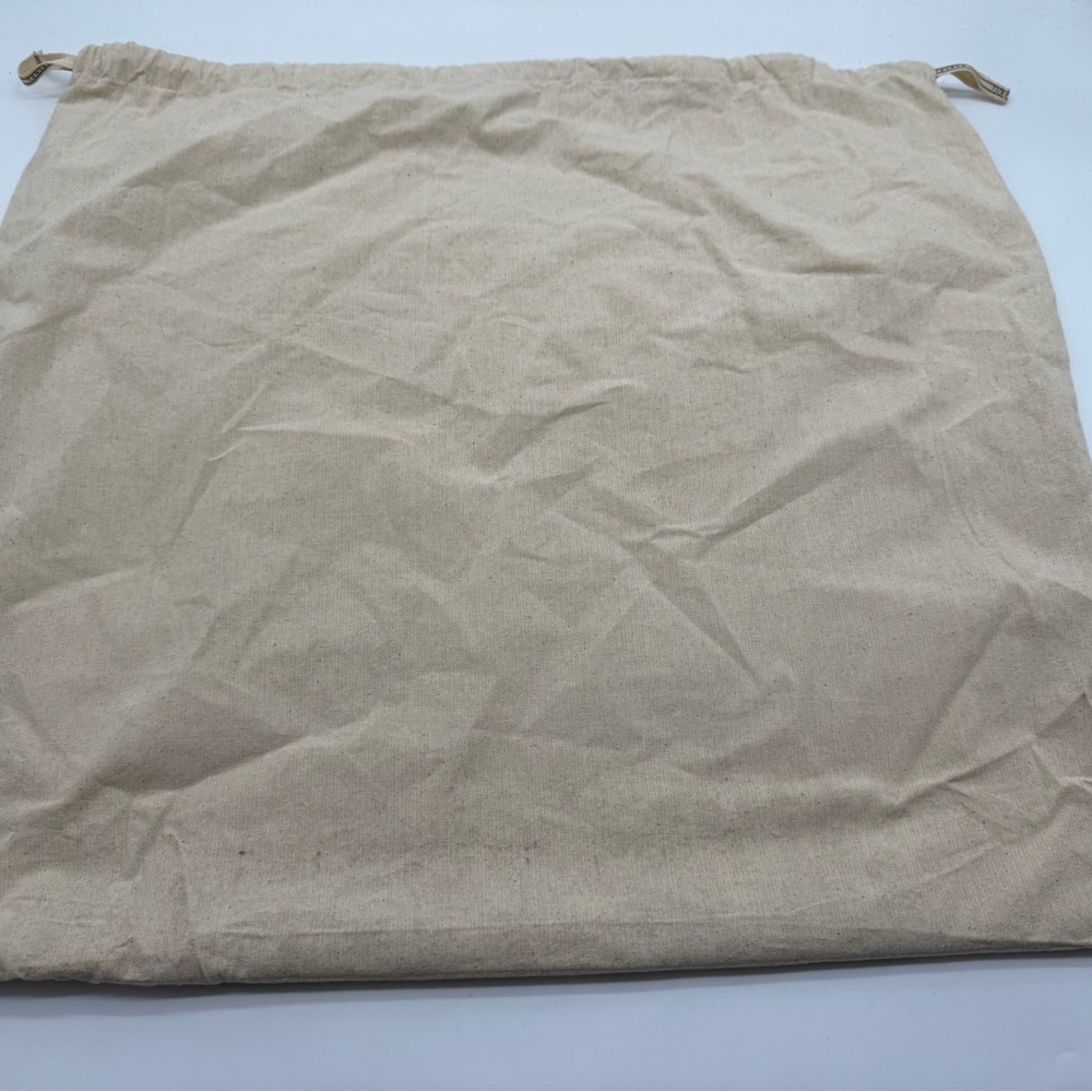 Tory Burch Large Neutral Drawstring Dust Bag